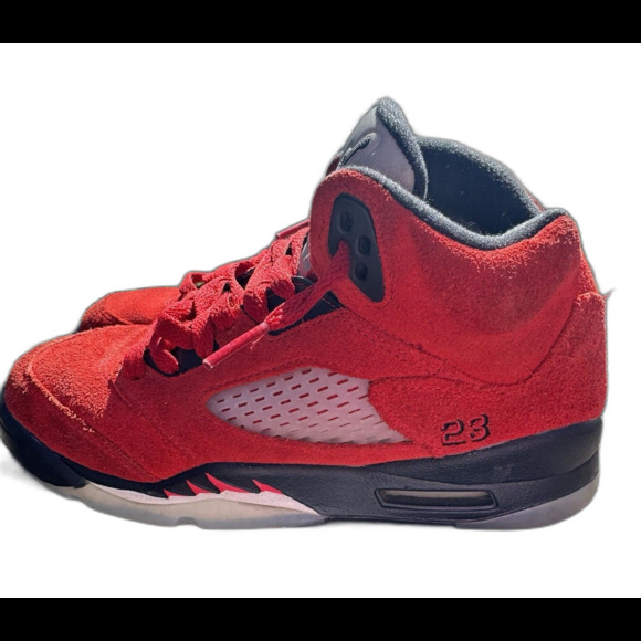 Air Jordan 5 GS Raging Bulls 440888-600 Size 5Y Gently Used - Picture 4 of 12